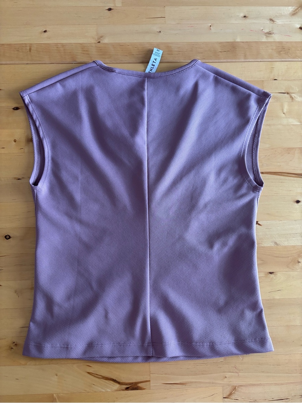 Athleta Bayview Tee XS Short Sleeve Scoop Neck Top in Mauve - Picture 5 of 9
